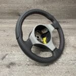 Mitsubishi Lancer Evolution 2004 Steering Wheel Restored to New Leather P3344