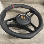 Porsche 911 2018 Steering Wheel Restored to New Leather P6844