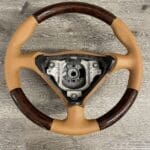Porsche 911 Millenium 2000 Steering Wheel Restored to New Leather P1073
