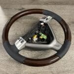 Porsche Carrera S 2008 Steering Wheel Restored to New Leather P9798